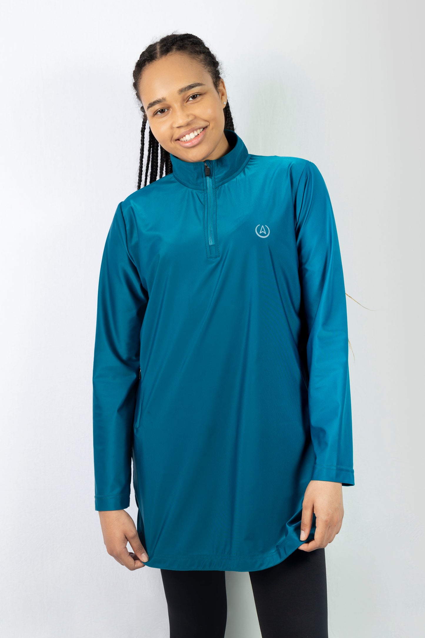 Long gym top. Modest workout clothes